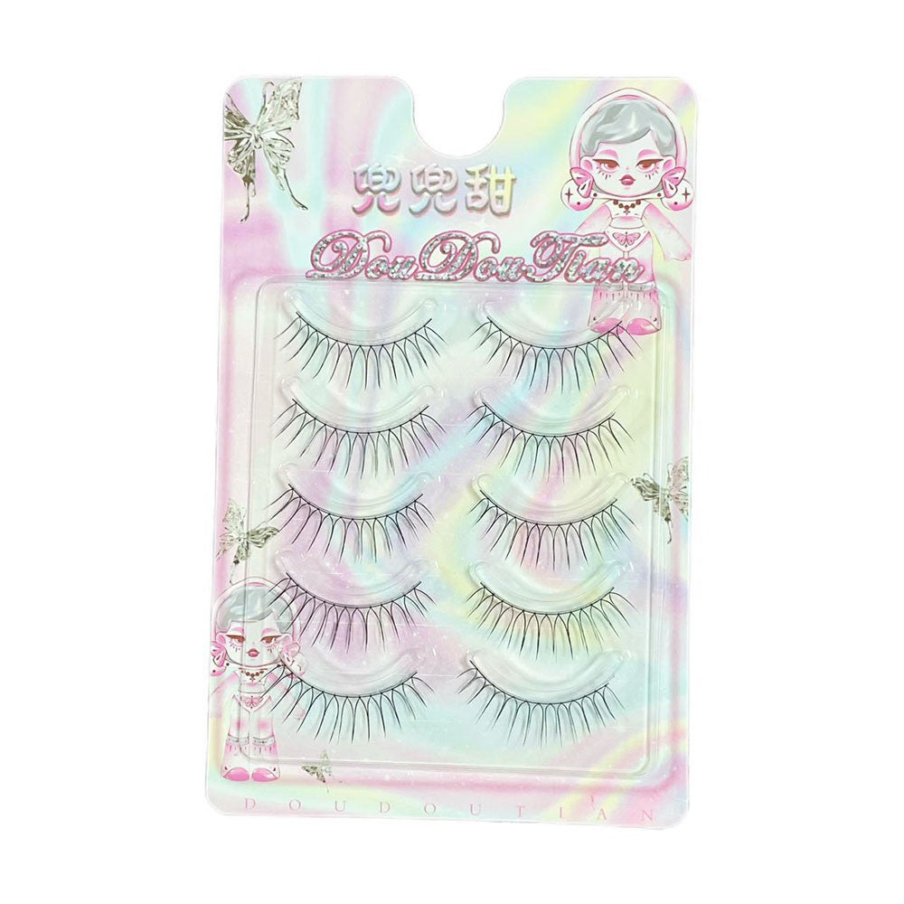 3/5 Pairs Transparent Line False Eyelashes Natural Extension Long Lshes Makeup..