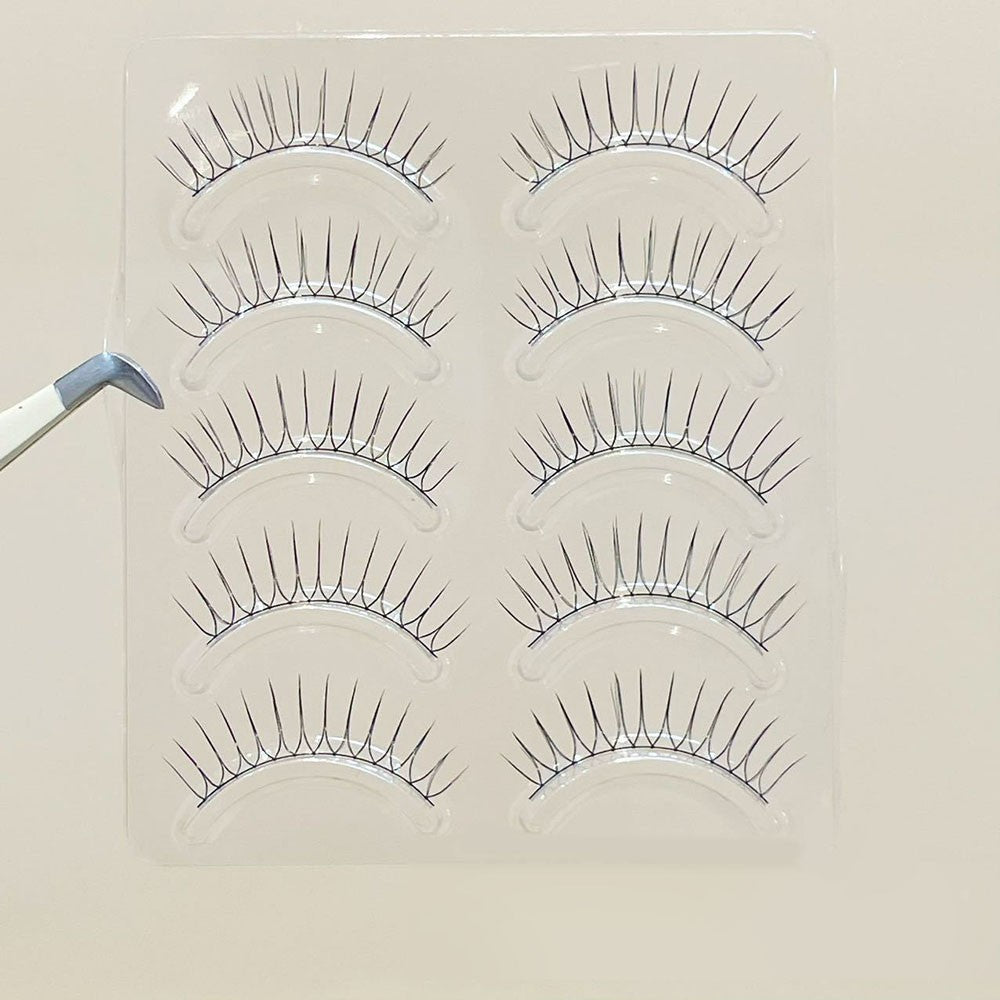 3/5 Pairs Transparent Line False Eyelashes Natural Extension Long Lshes Makeup..