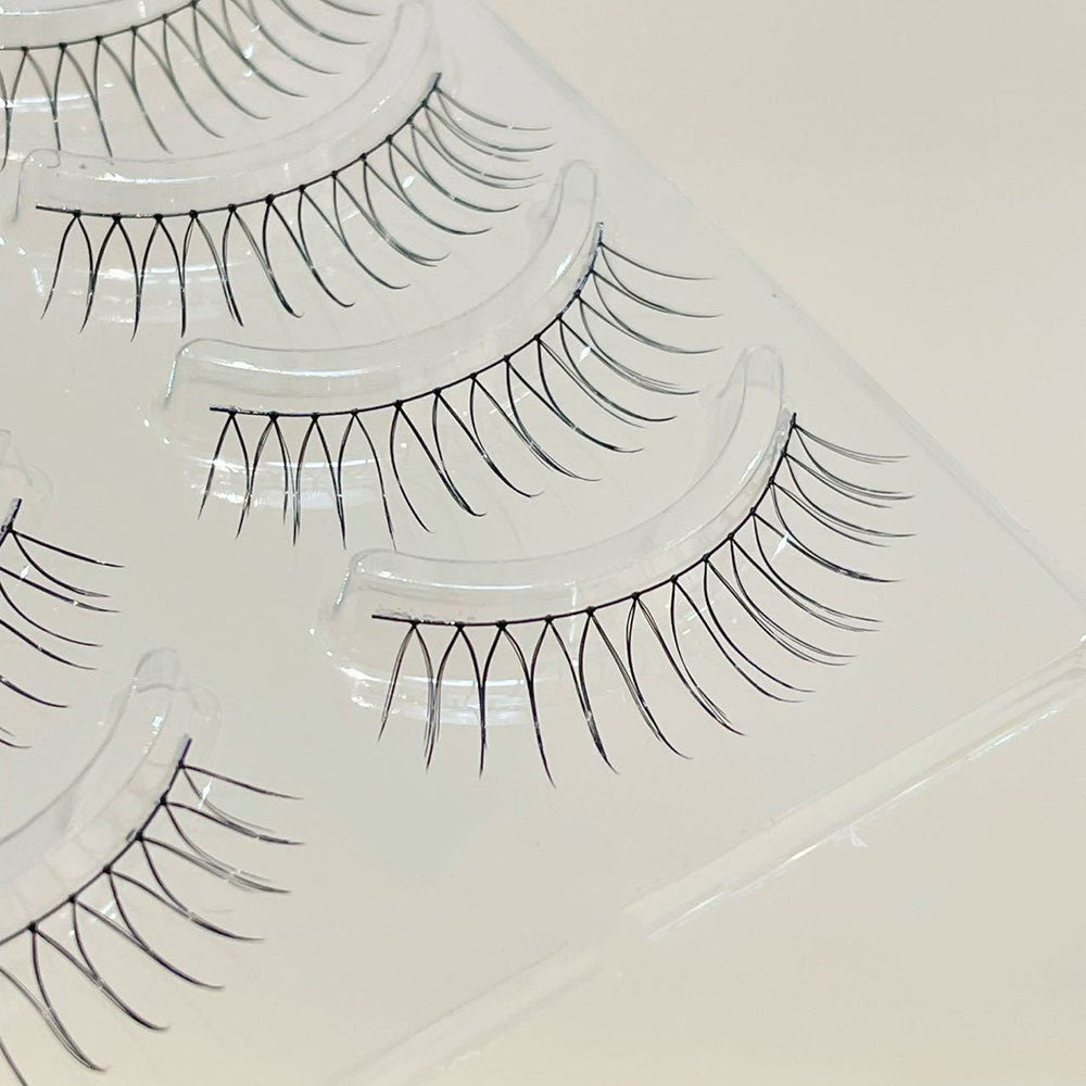 3/5 Pairs Transparent Line False Eyelashes Natural Extension Long Lshes Makeup..